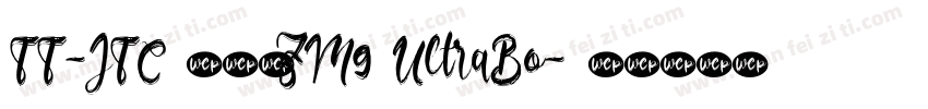 TT-JTCウインZM9 UltraBo字体转换